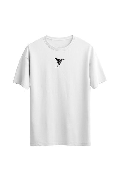 Açık Garaj Prism Patterned Minimal Bird Unisex T-shirt