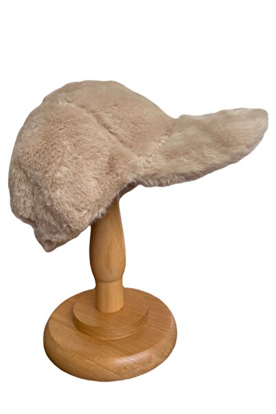 Rupen Kraft Pălărie din blană moale de pluș pentru femei