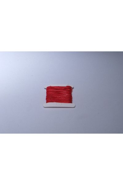 Eskişehir hobi sanat 3 Meters Red Waxed 1 Mm Rope Necklace - Design Bracelet Rope