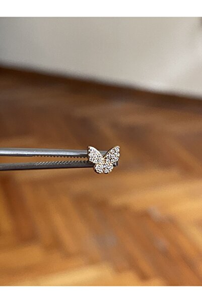 Rupen Kraft 316 L Cerrahi Çelik Dudak Kıkırdak Helix Tragus Piercingi Kelebek...