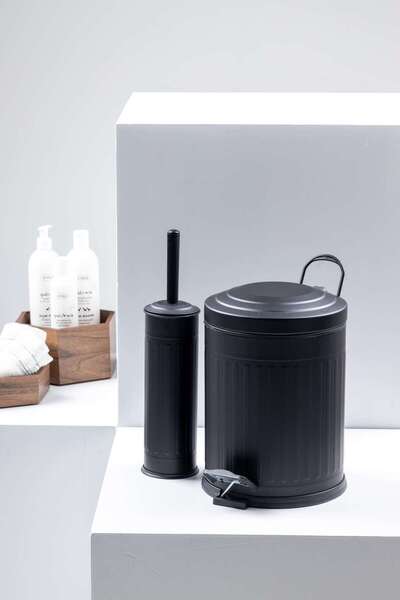 FH finehome Set de baie din 2 piese Black Arten Vintage