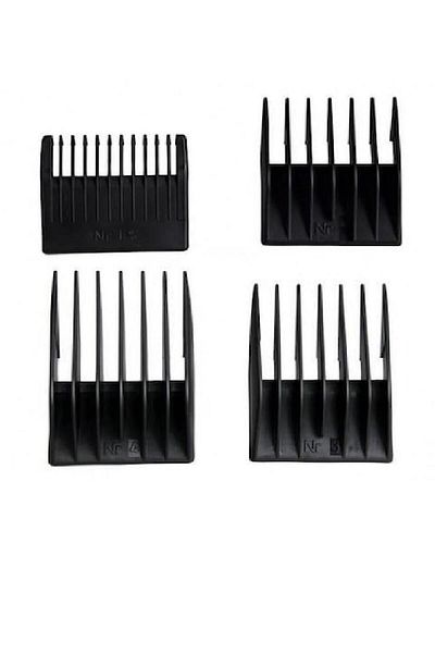 Moser 1400 Cut Comb Set 1,2,3,4 Number Comb Set