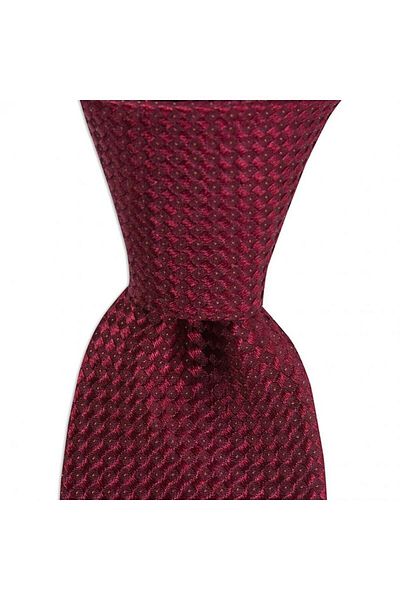 1001 Kravat Claret Red Patterned 7.5 cm Wide Silk Tie