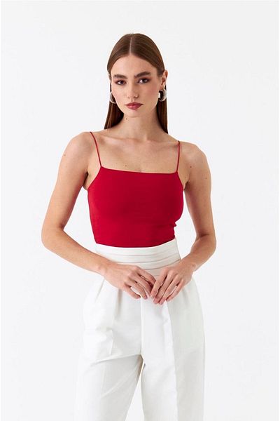 ModaWiser Women's Rope Strap Body Red