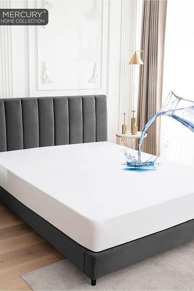 Mercury Micro Fitted Liquid Proof Mattress Protector| Full Edge Waterproof Mattresses| Single Double