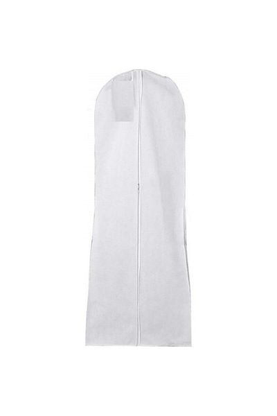 HOMELİFE EV TEKSTİL White Dress Cover Zippered ( 63 X 160 ) 1 Piece