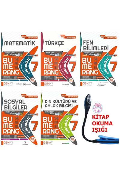 Günay Yayınları 7. Sınıf Bumerang Serisi Tüm Dersler Konu Anlatım Ve Etkinlik...