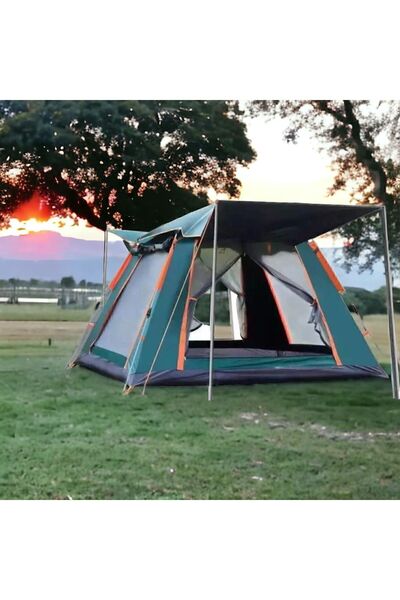 İthal Premium 4 Kişilik Tam Otomatik Tentelikamp Çadırı 215x215x145