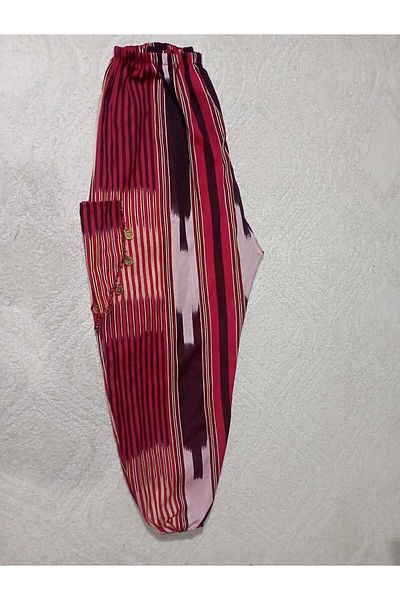 LABELLA COLLECTİON Adult Keşan Fabric Shalwar - Lilac and Pocket