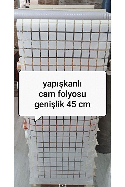 Dekor Yapışkanlı cam folyosu