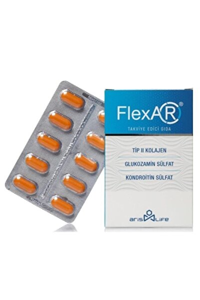 aris life Flexar Tip 2 Kolajen C Vitamini Takviye Edici Gıda 30 Tablet