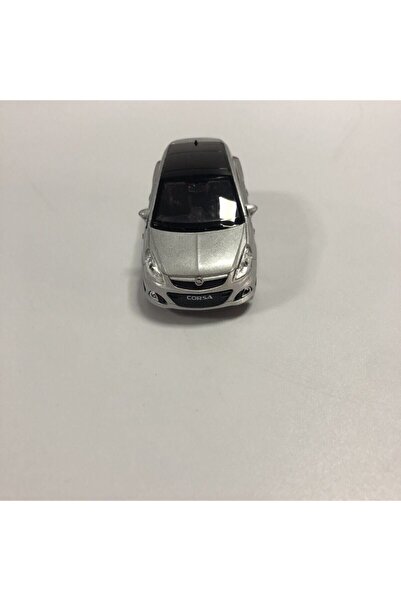 WELLY Die Cast Opel Corsa Metal Çek Bırak Araba - gri