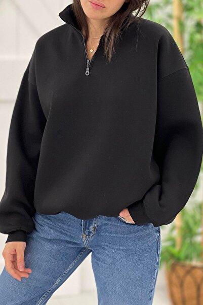 Jose Clothing Γυναικείο φούτερ με φερμουάρ oversized