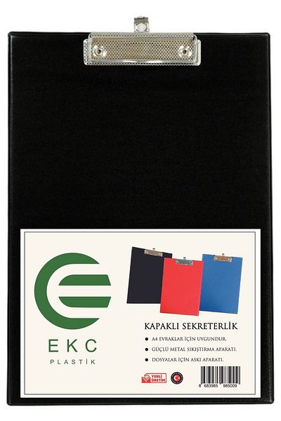 EKC Plastik Black A4 Coverless Ecc - Secretarial, Memo Pad, Writing Table and Clipboard