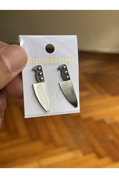 Rupen Kraft 316 L Surgical Steel Original Chef Knife Earring