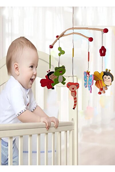 Ax Axentia سرير أطفال خشبي على شكل حيوان - مساعد للنوم