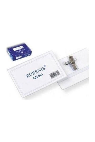 Rubenis Rubenis 50-Piece Transparent Name Card Set - Qn-001