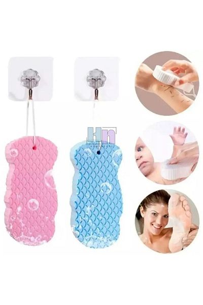 homeneeds Extra Soft Magic Bath Body Shower Sponge - Massage Brush and Washcloth