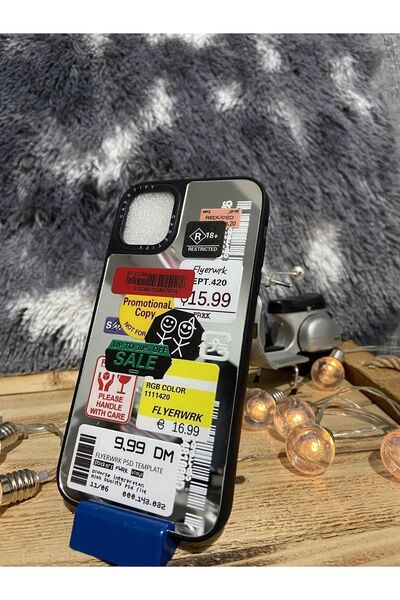 Dcstore Iphone 11 Aynalı Kılıf Desenli Lüx Lazer Baskılı Case