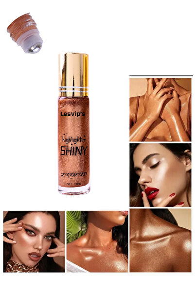 Lesvip's Rolon likit aydınlatıcı Highlighter ışıltılı yüz&vücut aydınlatıcı 20ml