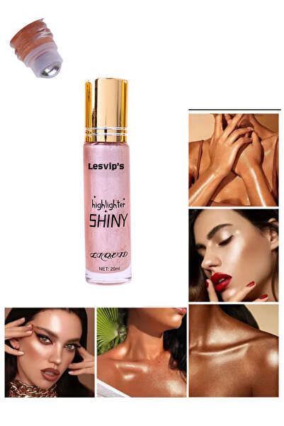Lesvip's Rolon likit aydınlatıcı Highlighter ışıltılı yüz&vücut aydınlatıcı 20ml