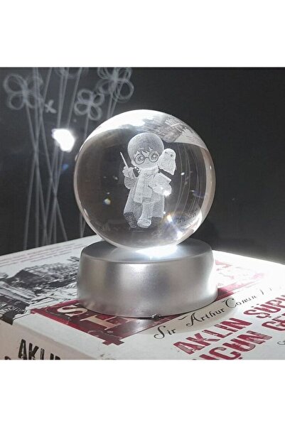 KUZEYPOL Kristal 3d Işıklı Renk Değiştiren Standlı Harry Potter Tasarımı Cam ...