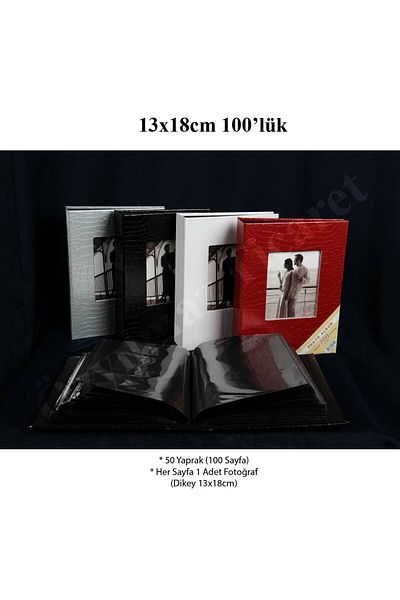 Aledo 13x18cm 100 τμχ Vinly Leather Deluxe Φωτογραφικό Άλμπουμ 14lpp57100