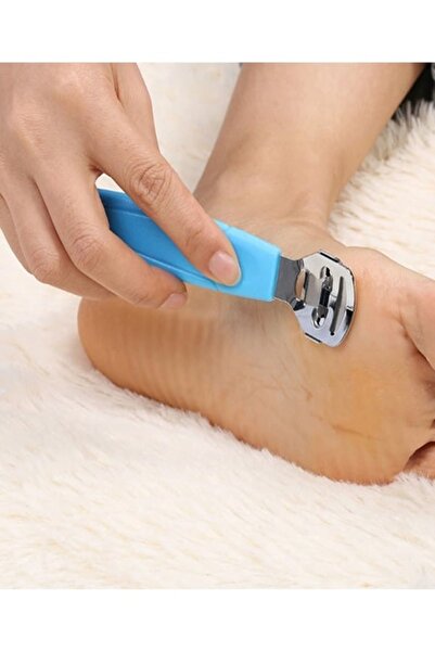 newnet Paslanmaz Çelik Topuk Ve Nasır Kesme Usturası-3 Yedek Jilet