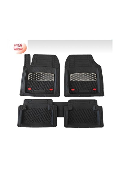 CARSESUAR Renault Megane 1 1995 2003 Paspas Derin Havuzlu Krom Gri
