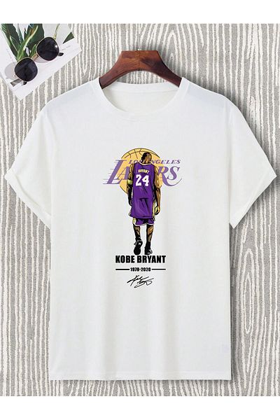 donamod Lebron James Kobe Bryant 23 24 Top sport supradimensionat unisex - Tricou cadou de aniversare