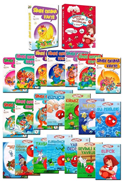 5 Renk Yayınları 1. Sınıf Şimdi Okuma Vakti Ve Kırmızı Topun Maceraları Tam 2...