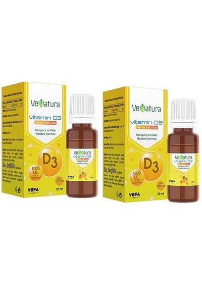 VeNatura Vitamin D3 Drops 20 ml 2 Pieces
