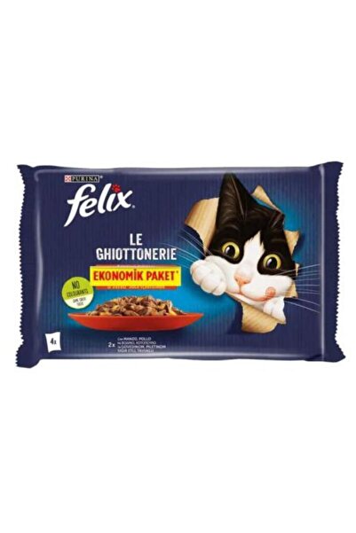FELIX Felix Sığır Etli Kedi Konservesi 85 gr X 4lü