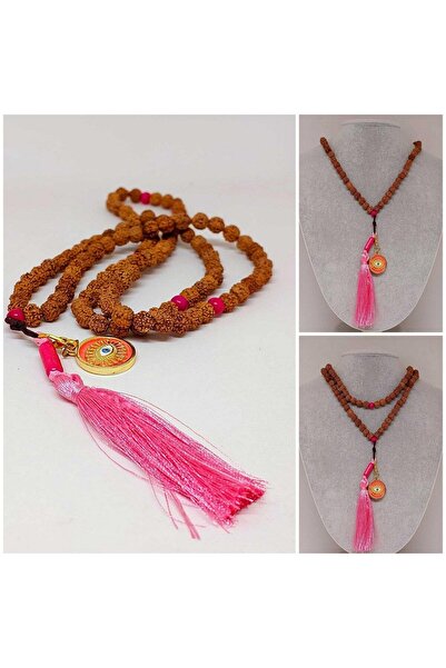 Yasamtohumu 108 Pieces Tibet Style Rudraksha Necklace - Handmade Trowel with ...