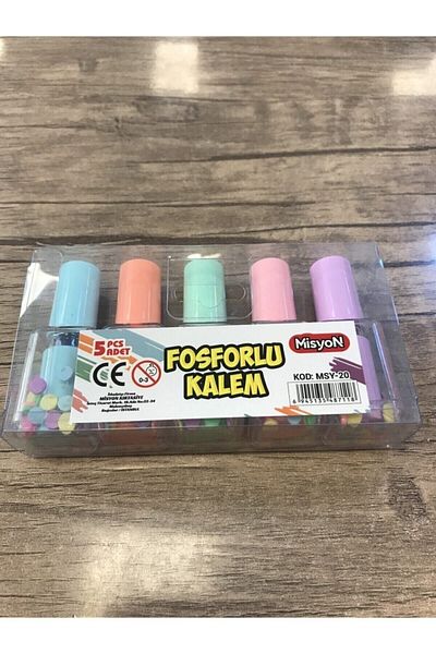 Uludağ Kırtasiye Set of 5 Nail Polish Highlighter Pens