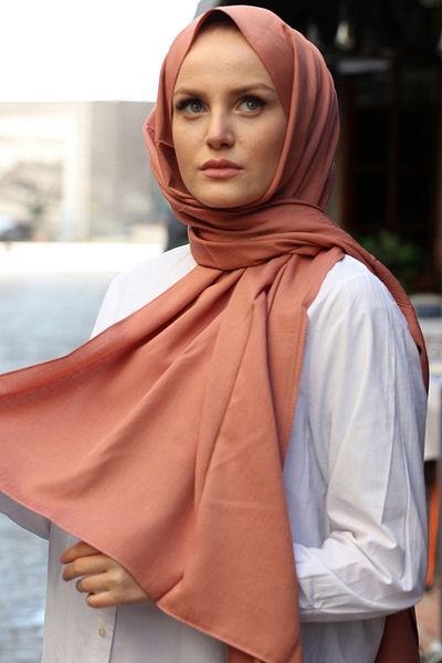 Stella شال قطن أكروبات سلمون