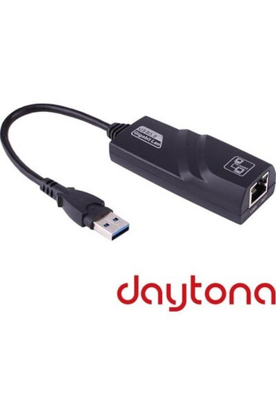 Daytona Fc-13 Usb Uyumlu 2.0 100 Mbps Hızlı Ethernet Lan Ağ Adaptör Rj45 Çevi...