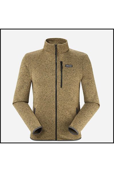 LAFUMA Men's Fleece Jacket - Cloudy F-Zip, Full Zip, Gold-M, Lfv12356 Lfv.6766