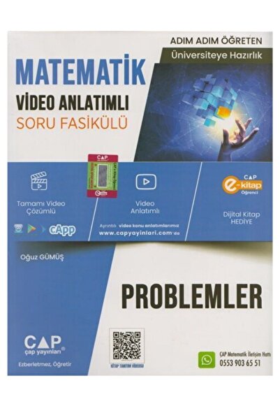 Çap Yayınları Çap Problemler Video Anlatımlı Soru Fasikülü