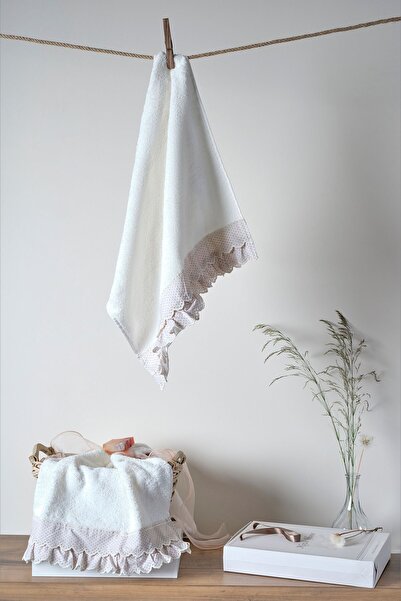 Nazik Home Irena Set of 2 Gift Face Towels - 50x80 cm