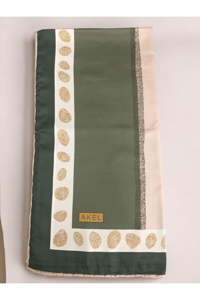 Akel Pastel Patterned Alpha Twill Scarf - 95x95