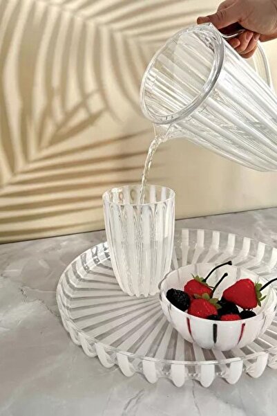 GUZZİNİ Guzzini Dolce Vita Yuvarlak Tepsi 31 Cm Sedef