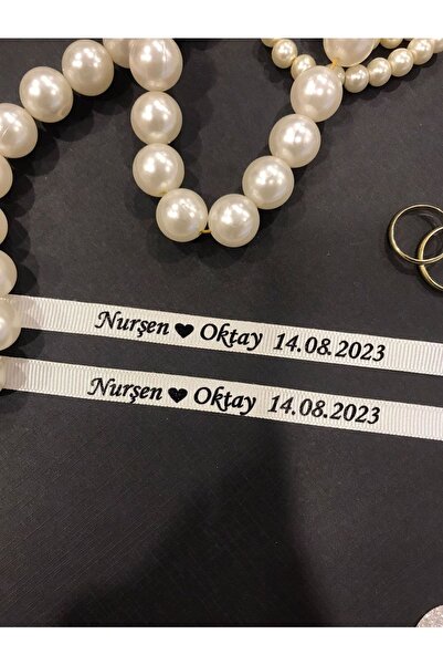Koçak Etiket Söz & Nişan Yüzük Kurdelesi -incisiz- (K05T)