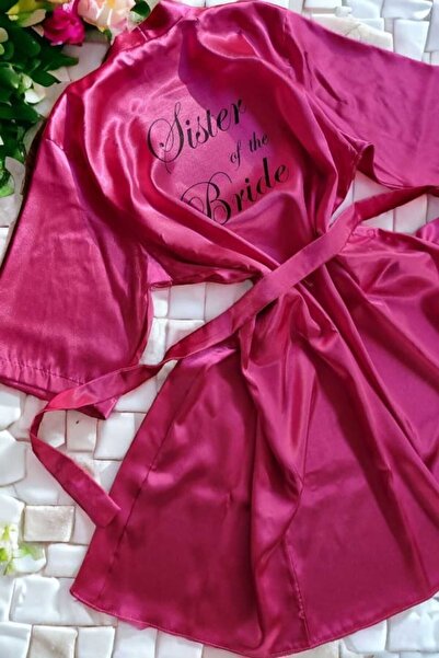 Lasilla Rochie de domnișoară de onoare, halat scris Sister Of The Bride, hala...