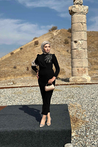 marwella Orkide Abiye - Siyah