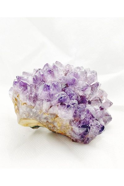 Zeynep Büyükbay Natural Amethyst Stone - House and Stone Set