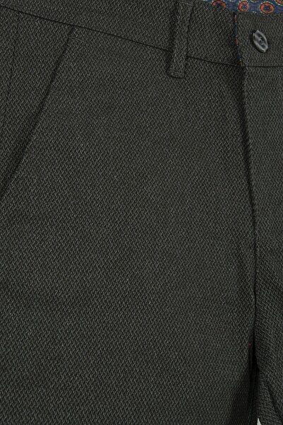 Terapi Men Men's Khaki Slim Fit Linen Shorts