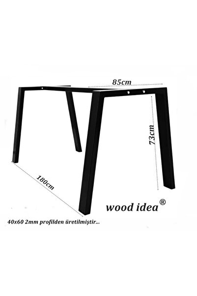 wood idea Wood İdea Özel tasarım masalarınız için Metal Salon Yemek Masa Ayağ...