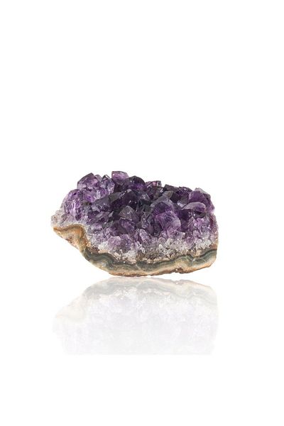 Zeynep Büyükbay Natural Amethyst Stone - House and Stone Set