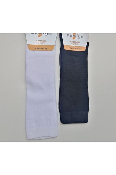 Design Socks 2 пакета дизайнерски обикновени детски чорапи до коляното